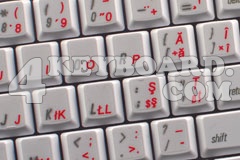 Romanian keyboard sticker