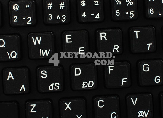 Romanian Keyboard sticker