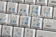 Romanian Keyboard sticker