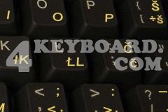 Croatian/Slovenian Keyboard sticker