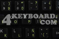 Spanish Keyboard sticker