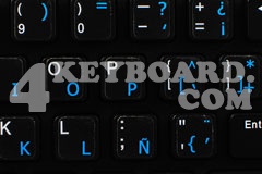Spanish Keyboard sticker