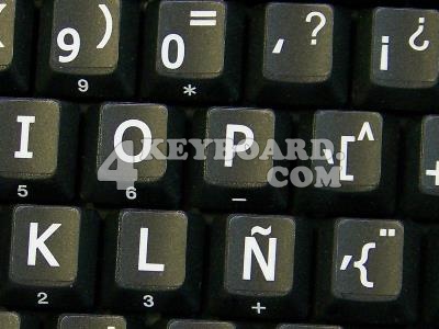 Spanish LARGE LETTERING keyboard stickers