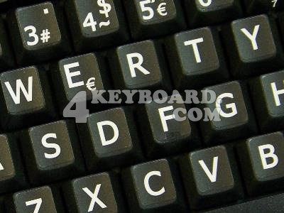 Spanish LARGE LETTERING keyboard stickers