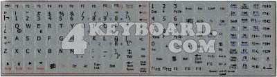 spanishla Keyboard sticker