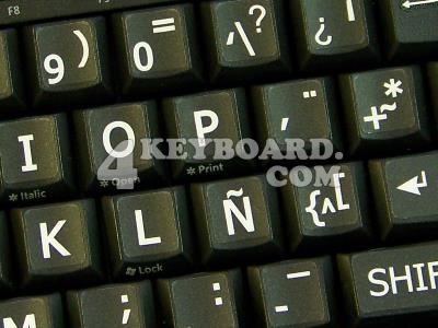 Spanish Latin America LARGE LETTERING keyboard stickers