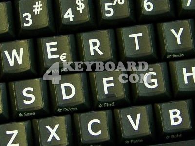Spanish Latin America LARGE LETTERING keyboard stickers