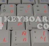 Spanish (Latin American) transparent keyboard stickers Spanish (Latin American) transparent keyboard stickers