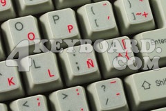 Spanish Keyboard sticker