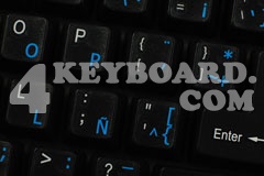 Spanish Keyboard sticker