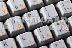 Spanish Keyboard sticker