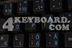 Swedish/Finnish Keyboard sticker
