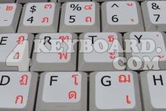 Thai-English non-transparent keyboard sticker