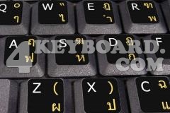 Thai-English non-transparent keyboard sticker