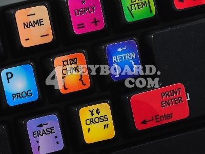 Travel Network keyboard stickers