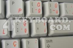 Turkish Q Keyboard sticker
