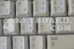 Turkish Q Keyboard sticker