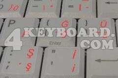 Turkish Q Keyboard sticker
