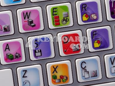 VariCAD keyboard stickers