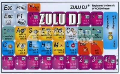 Click to enlarge ZULU DJ keyboard stickers