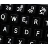 Norwegian Large Lettering keyboard stickers