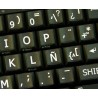 Spanish Latin American Large Lettering keyboard stickers