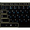 Function keys for laptop non-transparent keyboard sticker