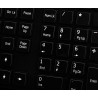 Function keys for desktop non-transparent keyboard sticker