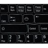 Function keys Italian language non-transparent keyboard sticker