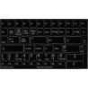 Function keys Spanish language non-transparent keyboard sticker