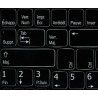 Function keys French language non-transparent keyboard sticker