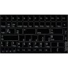 Function keys French language non-transparent keyboard sticker