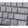 Boot Camp French AZERTY transparent keyboard sticker APPLE SIZE