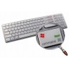 Boot Camp Danish transparent keyboard sticker APPLE SIZE