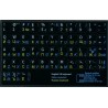 Russian-Italian-English non transparent keyboard  stickers