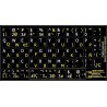 Spanish traditional English non transparent keyboard stickers
