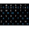 Apple Lithuanian English non-transparent keyboard sticker