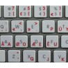 Apple Dvorak Programmer transparent keyboard sticker