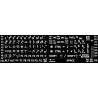 Korean Large Lettering keyboard stickers