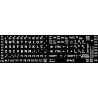 Portuguese Large Lettering keyboard stickers