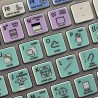 AutoCAD Galaxy series keyboard sticker