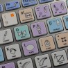 ILLUSTRATOR Galaxy series keyboard sticker