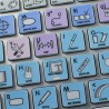 INDESIGN Galaxy series keyboard sticker