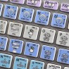 TRAKTOR SCRATCH PRO Galaxy series keyboard sticker