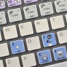 VIRTUAL DJ Galaxy series keyboard sticker