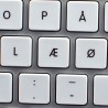 Apple Danish non-transparent keyboard sticker