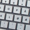 Apple Norwegian non-transparent keyboard sticker