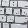 Apple Spanish non-transparent keyboard sticker