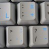 Dutch transparent keyboard stickers