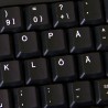 Swedish / Finnish non transparent keyboard stickers